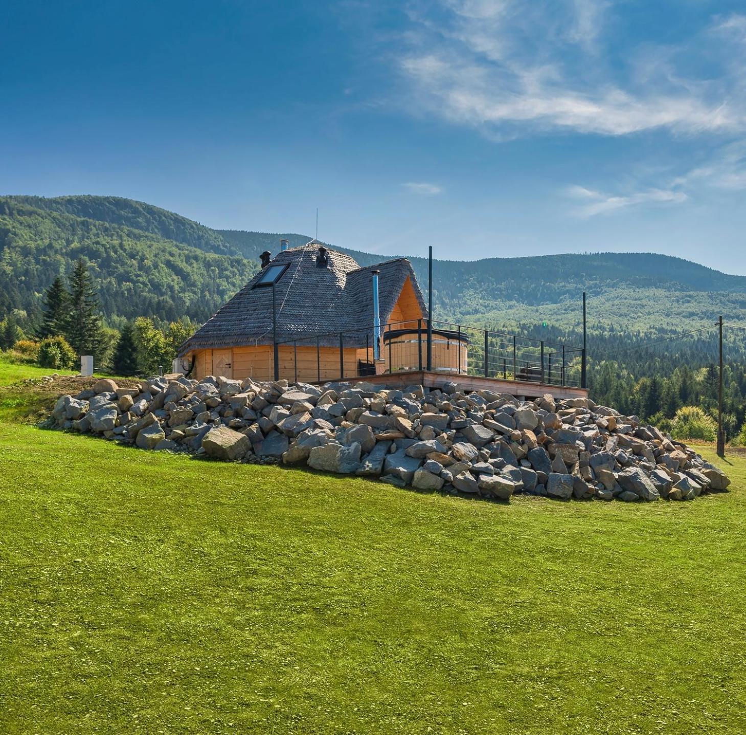 Osada Poli Zawoja - Panoramiczny Domek Z Prywatna Balia I Hydromasazem Skawica  Exterior foto